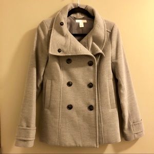 H&M Grey Pea Coat